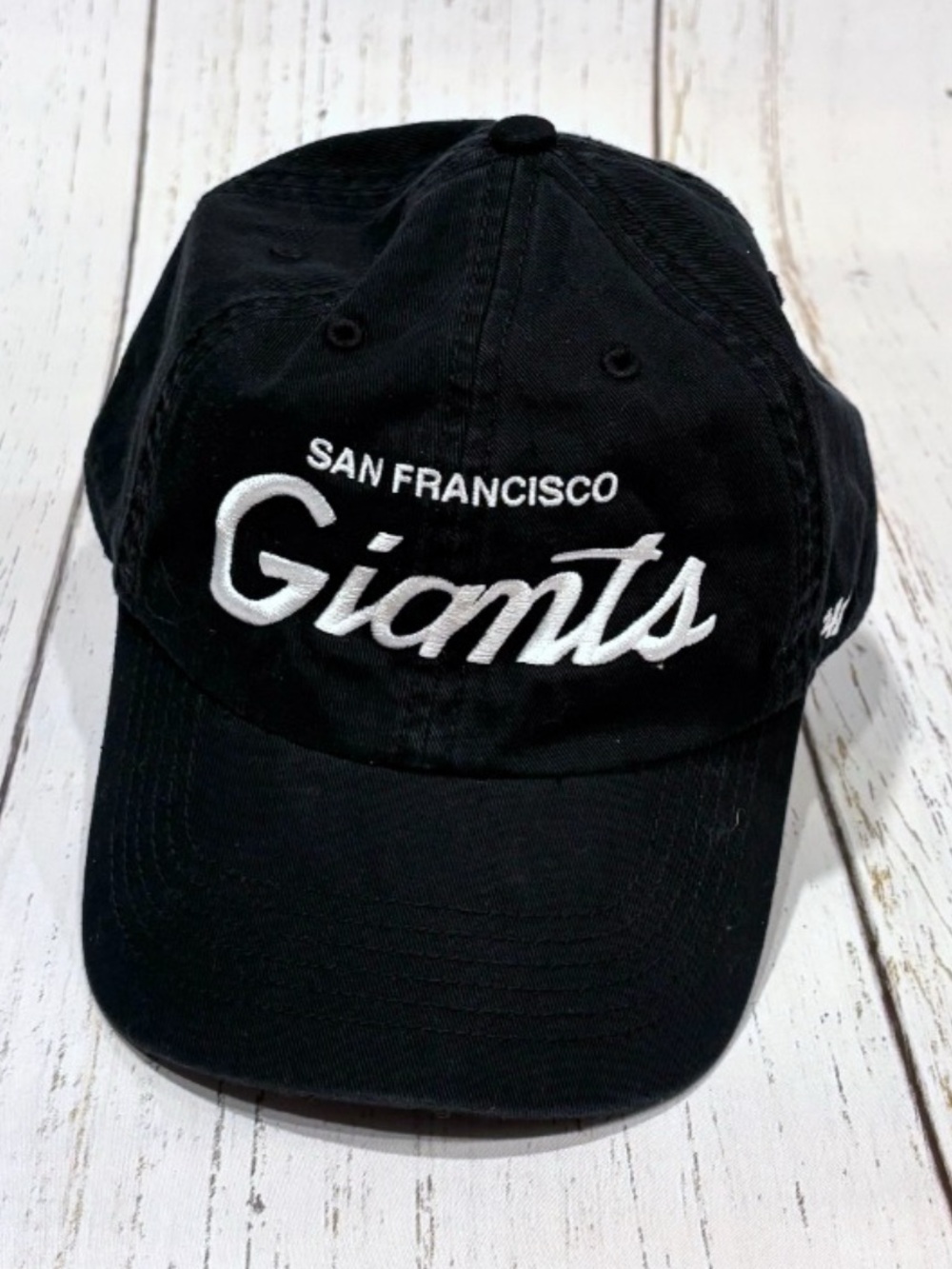 San Francisco Giants Black Script Baseball Cap